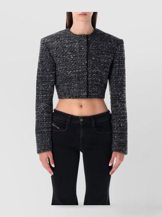 Diesel cropped tweed jacket
