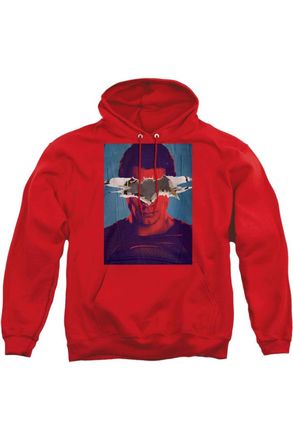 Gildan Batman V Superman Superman Poster Adult Pull Over Hoodie / Hooded Sweatshirt