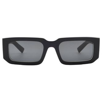 Prada Dark Grey Rectangular Mens Sunglasses PR 06YS 09Q5S0 53
