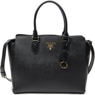 Prada Convertible Magnetic Snap Tote schoudertas