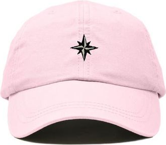 Dalix Starpoint Dad Cap in Washed Pink at Nordstrom