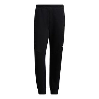 adidas Mens adidas Fi Kn Slim Pnt Logo Sports Pants/Trousers/Joggers Black H39353