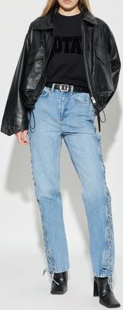 Rotate T-shirt With Logo, Womens, Black