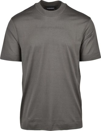 Emporio Armani t-shirt - Heren - T-shirts - Groen - 3XL - Katoen - Tops