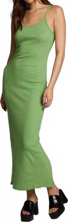 Chaser Emma Maxi Dress In Lime