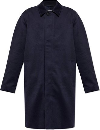 Burberry Heren, Mantels, Blauw, Maat: 3XL Kasjmier