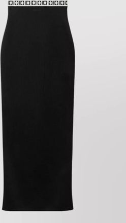 Versace knit slim-fit high-rise midi skirt