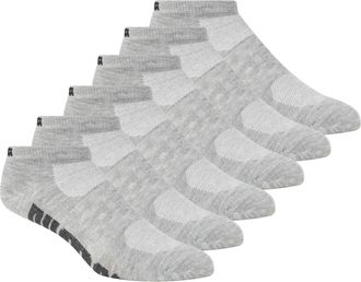 Puma Womens 6 Pack Runner Socks, Grey, 9-11