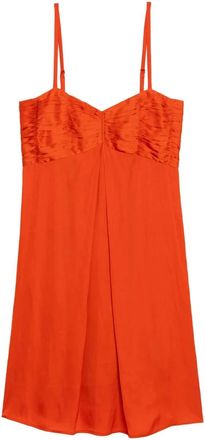 Zadig&Voltaire Tange Dress - Dames - Korte kleedjes - Oranje - M - Satijn - Kleedjes
