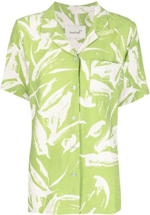 Bambah Linden short-sleeve shirt - women - Cotton - M - Green
