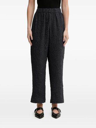 Stine Goya Pantaloni a fiori - Blu