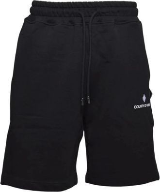 Marcelo Burlon Pantaloncini Bermuda - - Shorts - Uomo - Nero - S