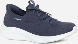 Skechers Womens Slip In Ultra Flex 4.0 Womens Trainers - Navy - Size: 7
