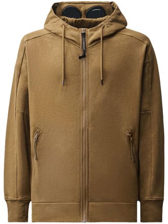 C.P. Company Diagonal Raised Fleece Goggle Zip Sweatshirt