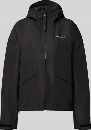 Didriksons 1913 Jacke mit Pattentaschen Modell MILENA in Black, Gr&ouml;&szlig;e 34