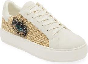 Kurt Geiger Laney Eye Sneaker in Beige Oth at Nordstrom Rack, Size 6.5Us / 36.5Eu
