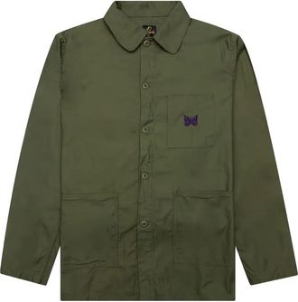 Needles Giacca con ricamo farfalla - Verde