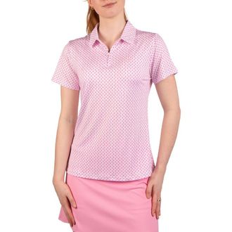 Tailorbyrd Byrds Quarter Zip Polo in Pink at Nordstrom Rack, Size X-Large