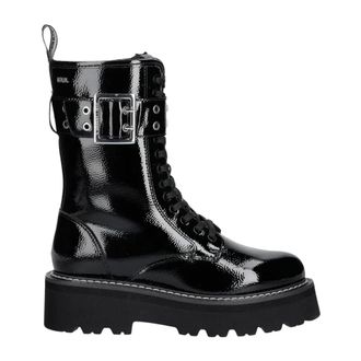 Karl Lagerfeld Stivaletti stringati con fibbie Kyla - - Shoes - Donna - Nero - 36 EU