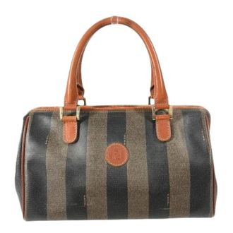 Fendi Pre-owned Plastic Boston Tas - Dames - Vintage Handtas - Veelkleurig - ONE Size - Leer - Vintage