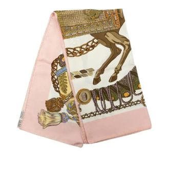 Herm&egrave;s Pre-owned Le Timbalier Foulard - - Pre-owned - Donna - Rosa - ONE SIZE