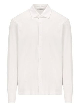 Cruciani Katoenen overhemd - Wit