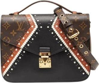 Louis Vuitton Pre-owned Cross Body Bags, female, Black, Size: ONE SIZE Pre-owned Canvas Cross Body Bag