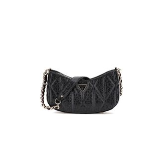 Guess Shoulder Bags, female, Black, Size: ONE SIZE Aldina Top Zip Shoulder Bag