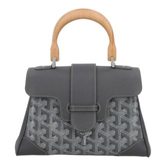 Goyard Pre-owned Saigon Souple Mini - Dames - Vintage Handtas - Grijs - ONE Size - Leer - Vintage