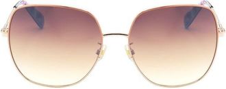 Kate Spade New York Ladies Gold Tone Square Sunglasses CHARLI/F/S