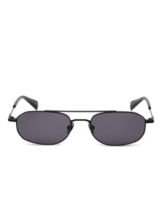 AllSaints oval-frame sunglasses - Black