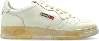 Autry Supvint Sneakers - Heren - Sneakers - Beige - 40 EU - Leer - Schoenen