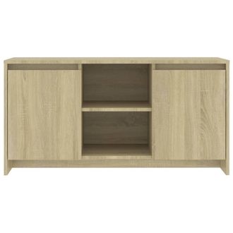 Berkfield Home TV Cabinet Sonoma Oak 102x37.5x52.5 cm Engineered Wood in Light Oak