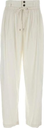 Isabel Marant Isabel Marant, Wide Trousers, female, White, Size: XS Inaya Pant