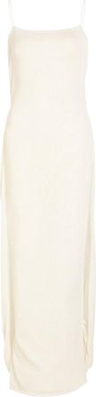 Jacquemus La Robe Maille Plumetis Mesh Maxi Dress - Off White - 34 (UK6 / XS)
