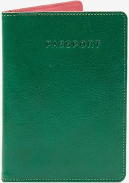 Tusk Siam Passport Wallet in Teal /Geranium at Nordstrom