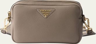 Prada Daino Soft Leather Camera Crossbody Bag