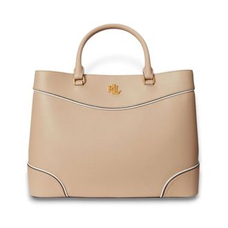 Ralph Lauren Handbags, female, Beige, ONE SIZE, Marcy Large Satchel Bag