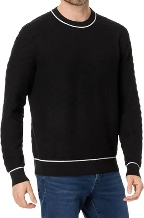 Ted Baker Sepal Crew Neck Sweater In Black