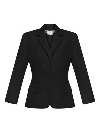 Marni single-breasted blazer - Black