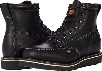Thorogood American Heritage Midnight Series 6 Moc Toe Mens Shoes Black : 8.5 EE - Wide, Leather