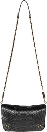 Jerome Dreyfuss Bobi S - Dames - Schoudertassen - Zwart - ONE Size - Leer - Tassen