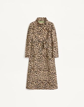 Valentino Cappotto In Panno Stampa Animalier Donna ANIMALIER 38