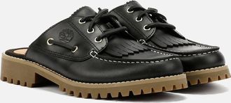 Timberland Womens Timberland Noreen Leather Womens Black Mules - Size: 3.5