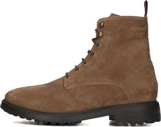 Stefano Lauran Bruine Su&egrave;de Herenlaarzen - Heren - Veterlaarzen - Bruin - 42 EU - Su&egrave;de - Schoenen