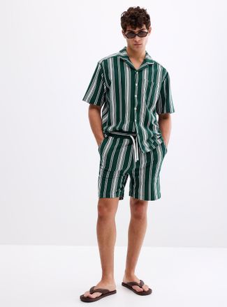 Le 31 Mens Striped knit short Inseam: 7
