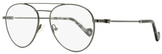 Moncler Womens Eyeglasses ML5023 008 Dark Gunmetal/Gray Havana 54mm