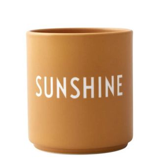 DESIGN LETTERS Aj Porzellan Becher Favourite Sunshine