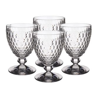 Villeroy & Boch Boston Set of 4 Goblets in Clear at Nordstrom