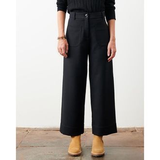 Sessun Wijde broek met hoge taille